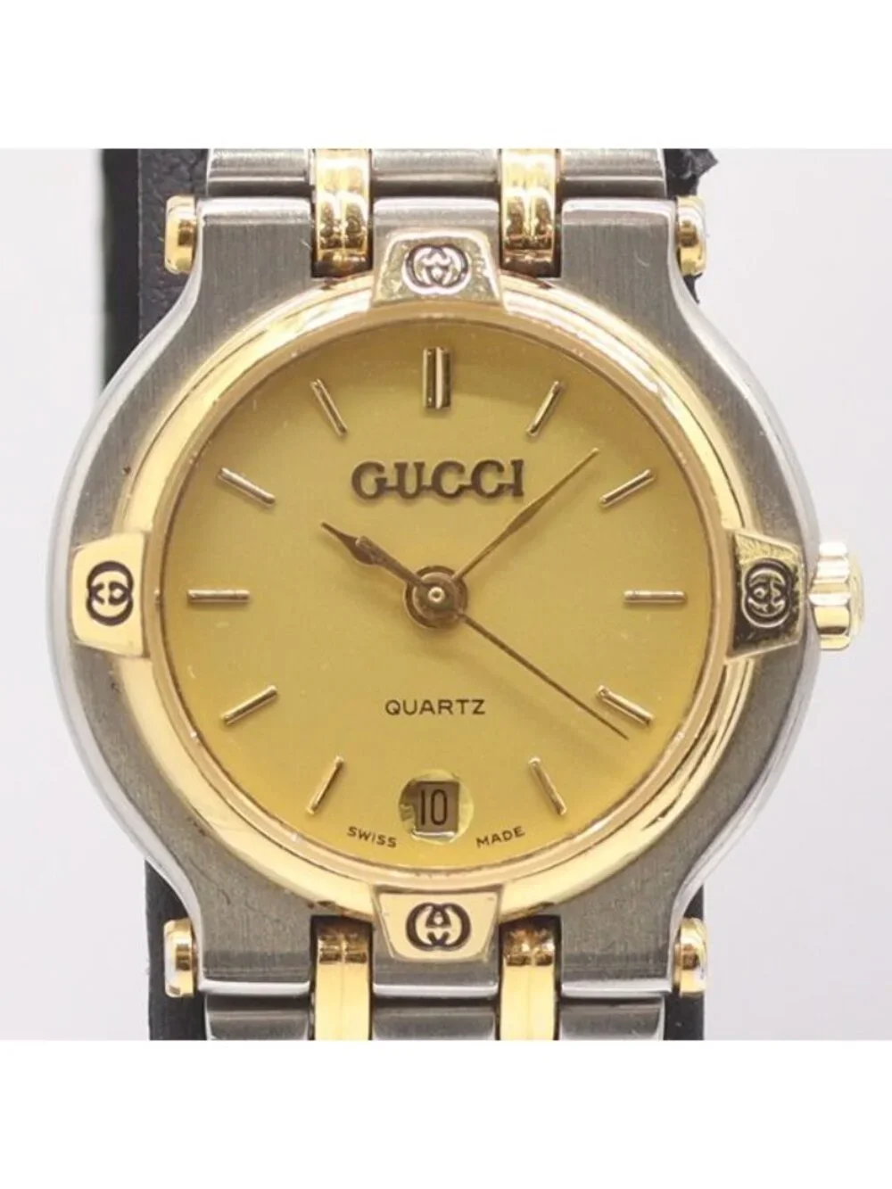 Gucci Quartz Yellow Dial Watch
